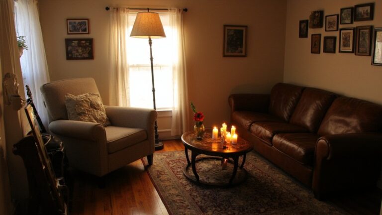 warm glow living room ideas