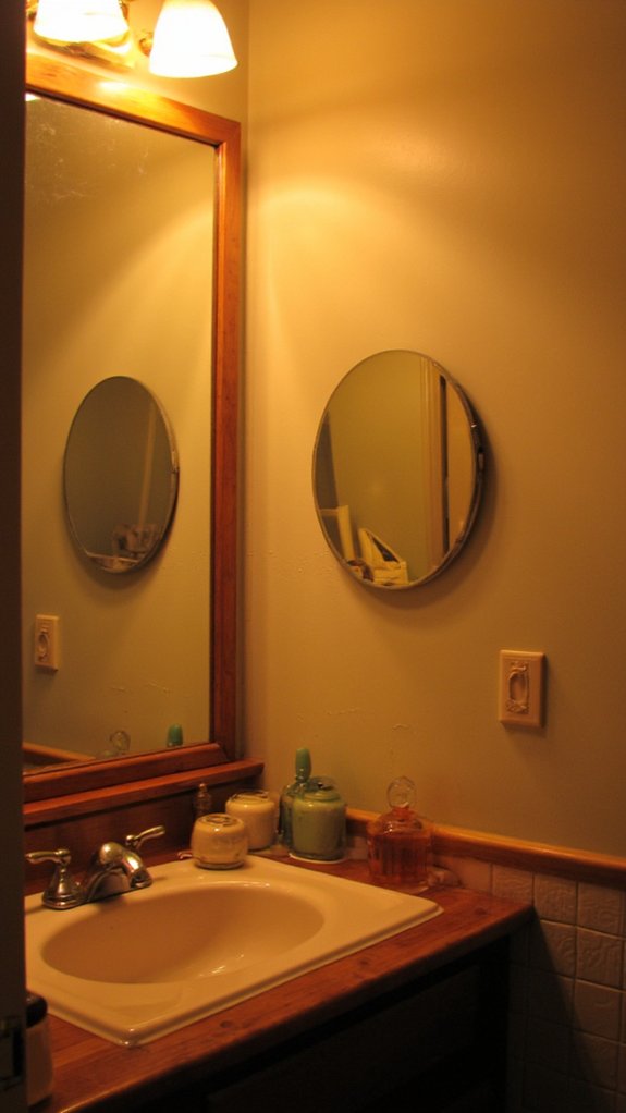 warm inviting vanity lighting