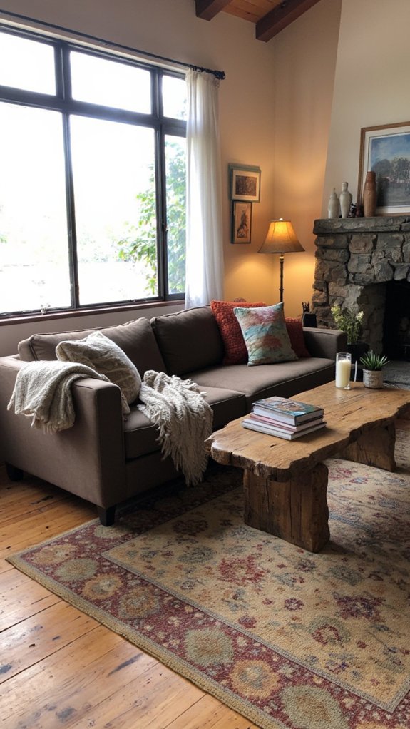 warm modern rustic blend