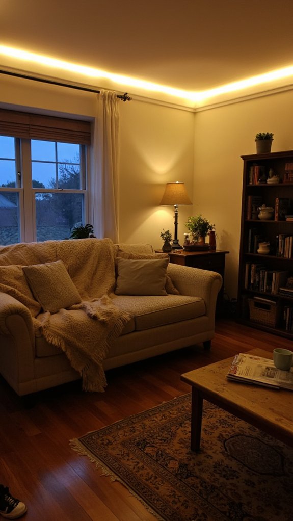 warm white lighting ambiance