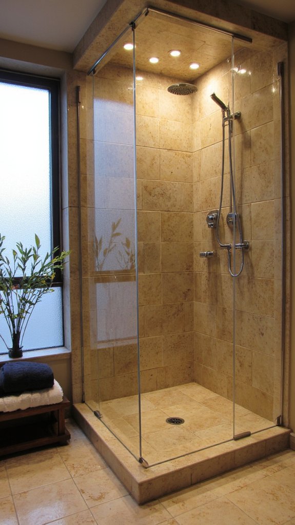 waterproof recessed shower lighting