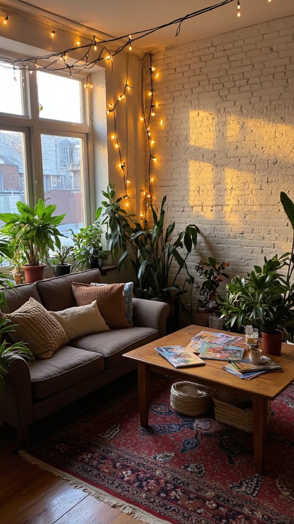 whimsical string light decor