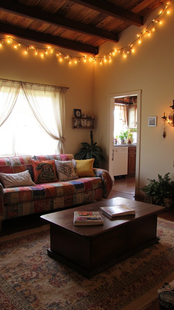 whimsical string lights atmosphere