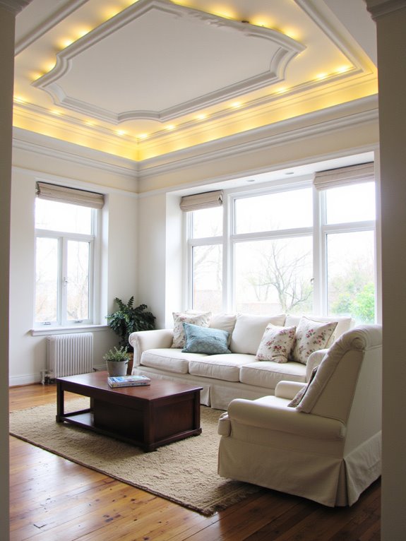 accent lighting enhances architecture