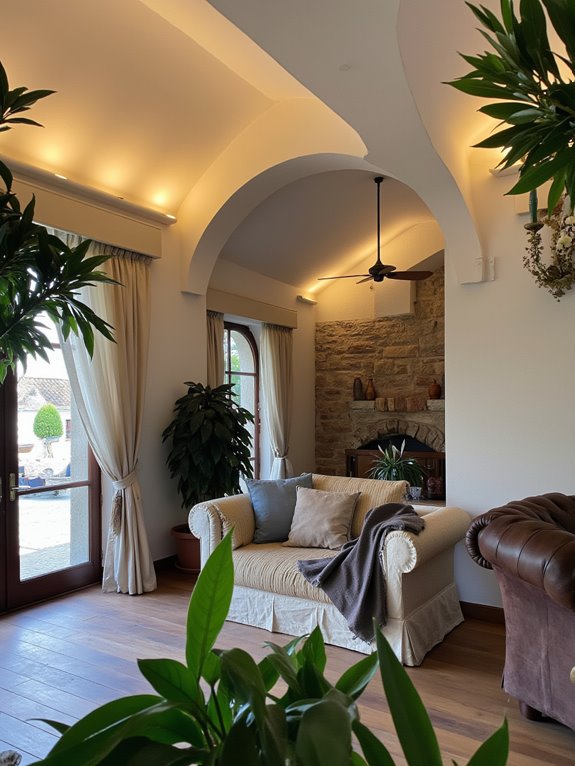 adjustable dimmers enhance ambiance