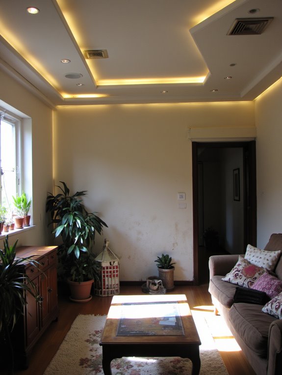 atmosphere through effective lighting