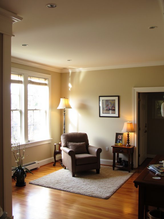 balanced lighting with accents