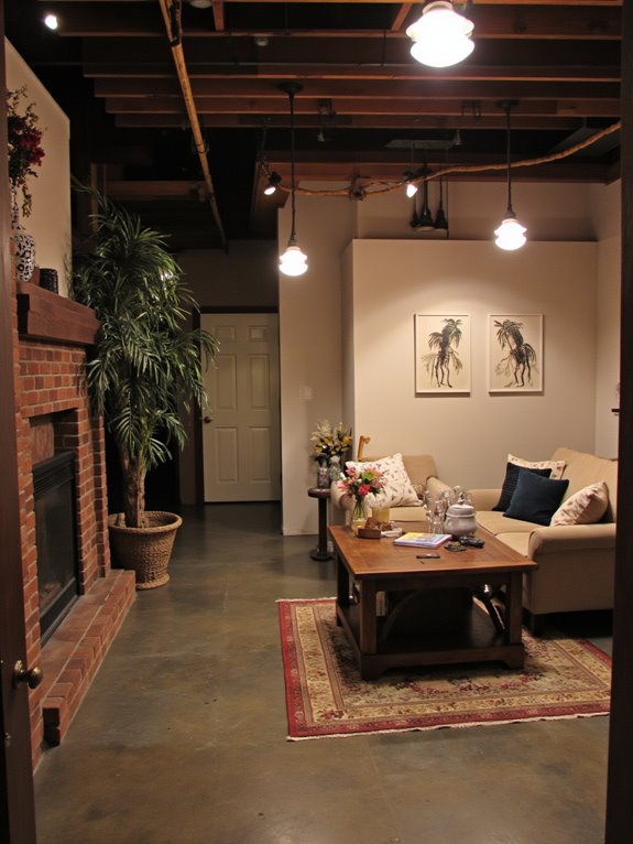 basement lighting selection tips