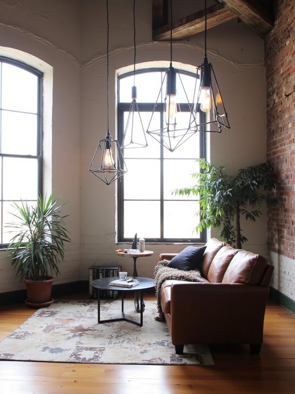 bold geometric lighting designs