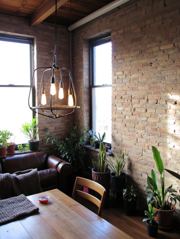 bold industrial ceiling lights