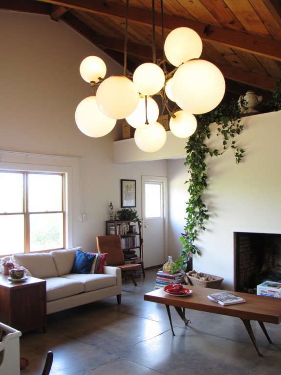 bold oversized lighting fixtures