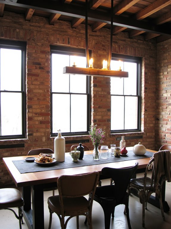 bold wood metal lighting combinations