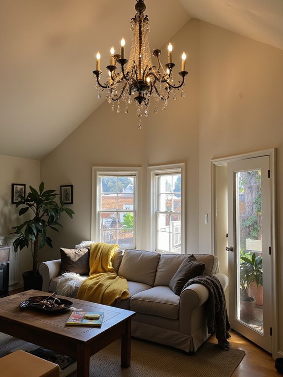 chandelier size and height