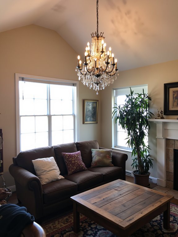 chandeliers enhance room design