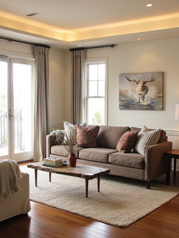 cohesive decor for ceilings