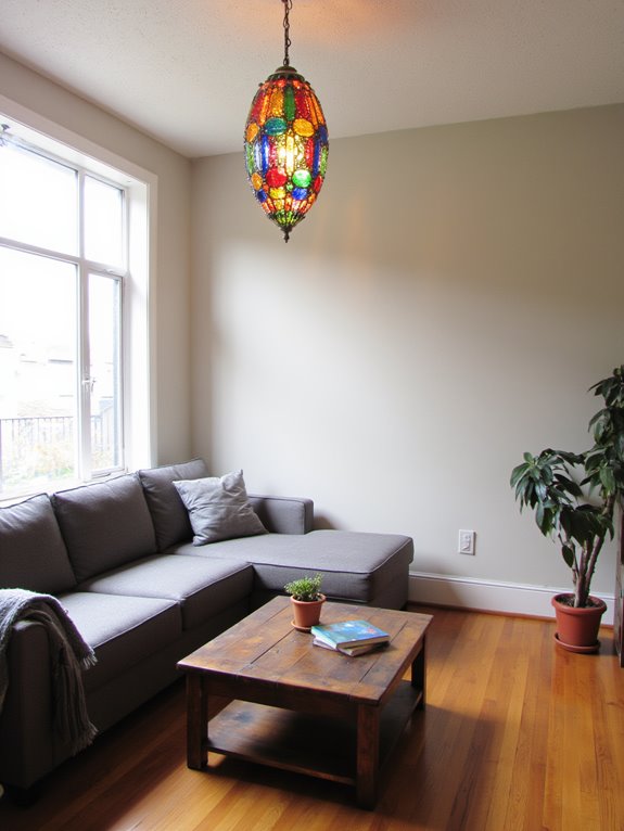 colorful ceiling fixtures elevate