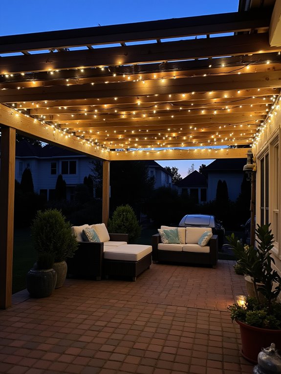 cozy outdoor lighting solution