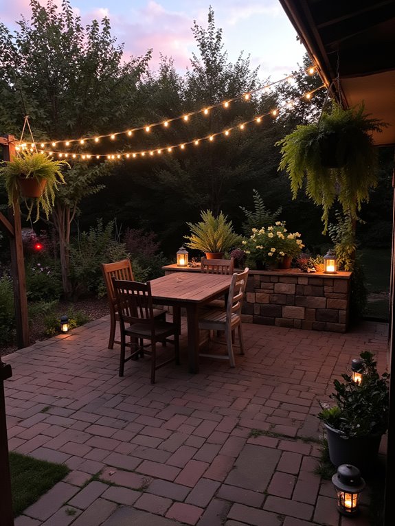 cozy outdoor living retreat