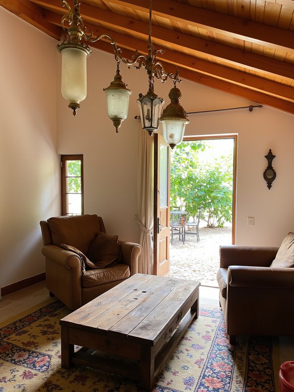 cozy vintage indoor lanterns