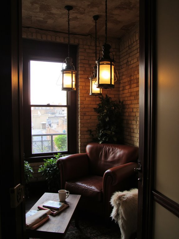 cozy vintage lantern ambiance