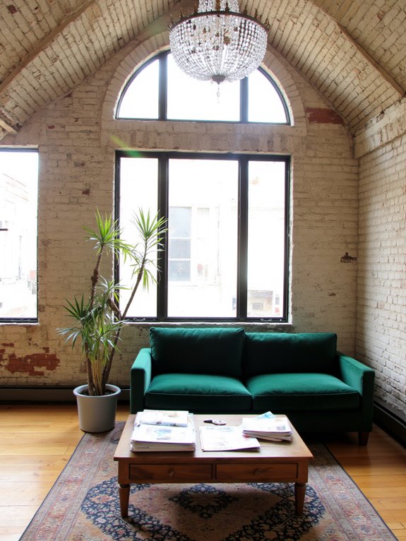 crystal accents enhance elegance