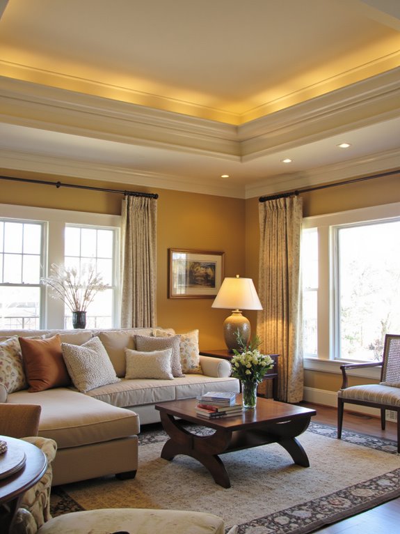 customizable tray ceiling lighting