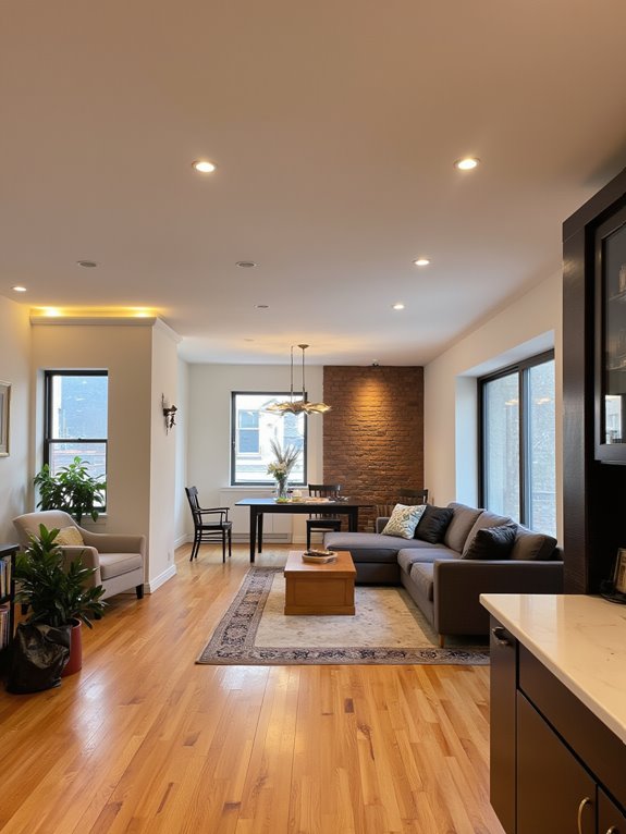 define areas with lighting