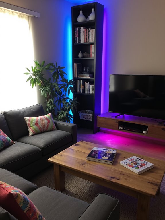 dynamic color changing ambiance