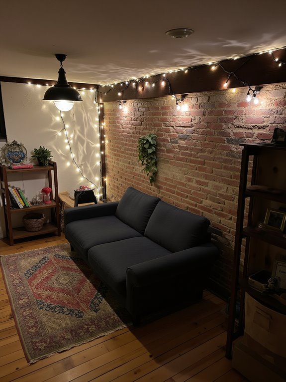 eclectic lighting for ambiance