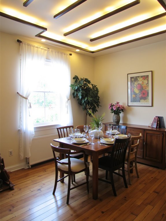 elegant ambiance with colors