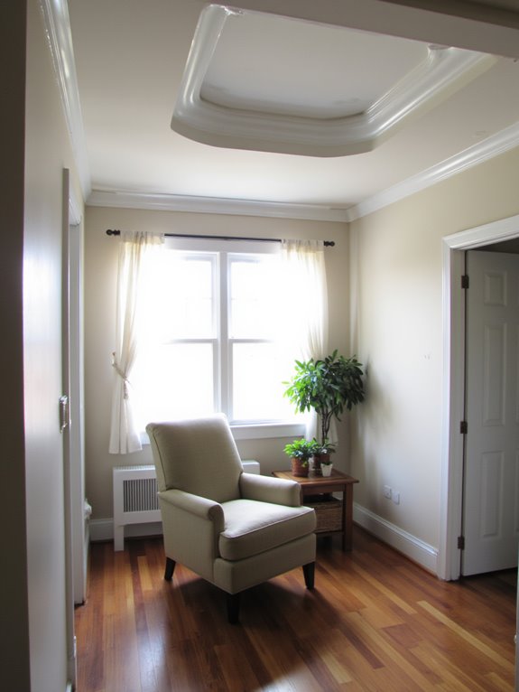 elegant dimension with tray ceiling