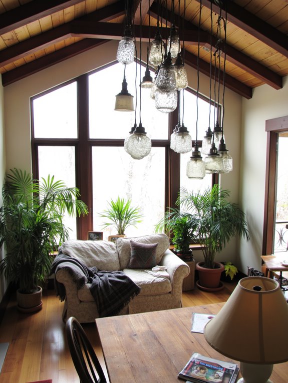 elegant glass pendant lighting