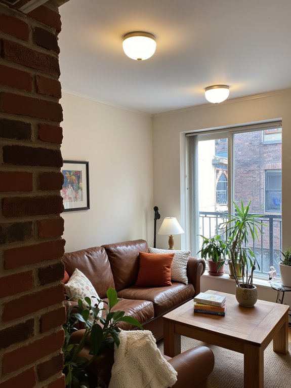 elegant space saving ceiling lights