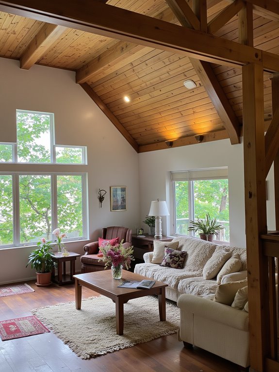 elevate ceilings with trim