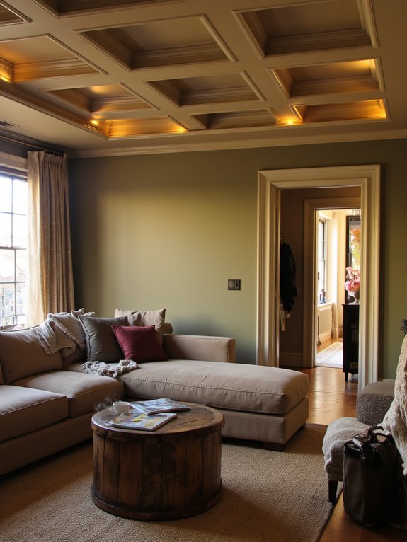 elevate coffered ceiling elegance