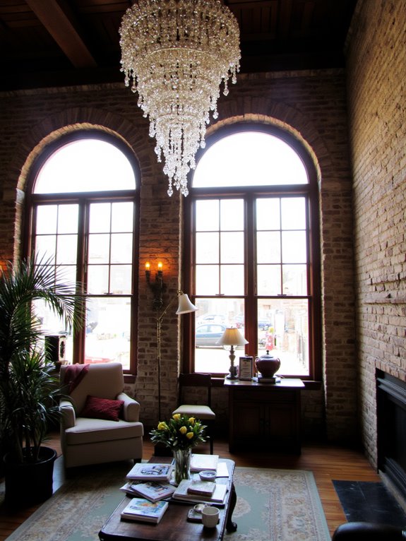 enchanting multi tiered lighting design