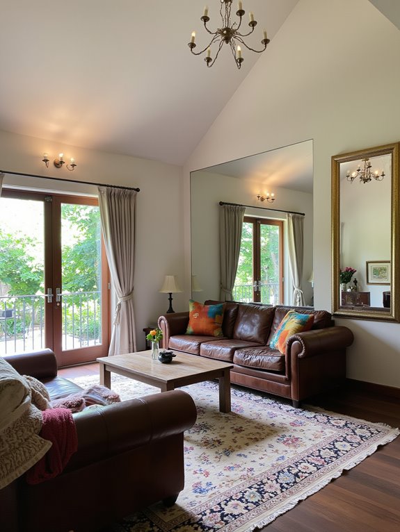 enhance light with mirrors