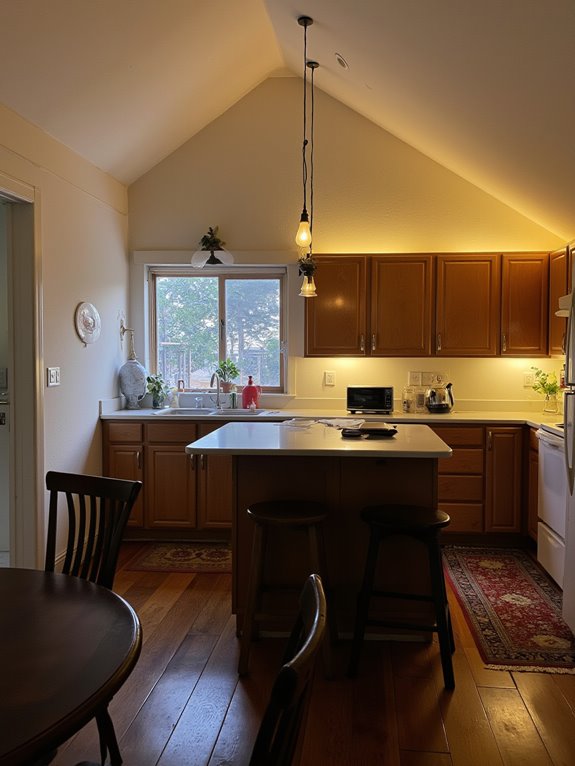 enhancing kitchen ambiance beautifully