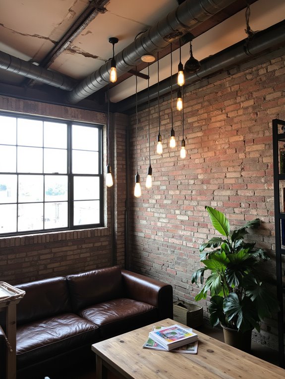 exposed ceiling lighting aesthetics