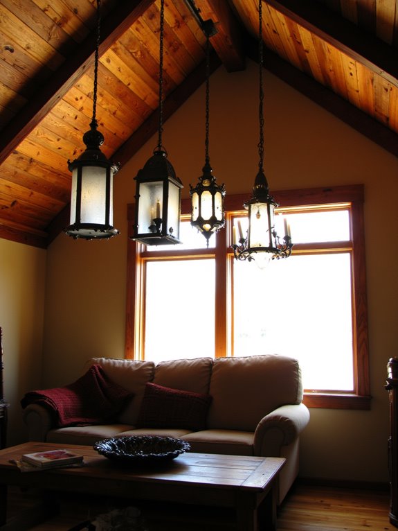 farmhouse lanterns for warmth