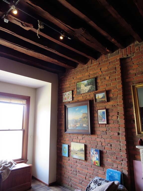 flexible lighting enhances artwork