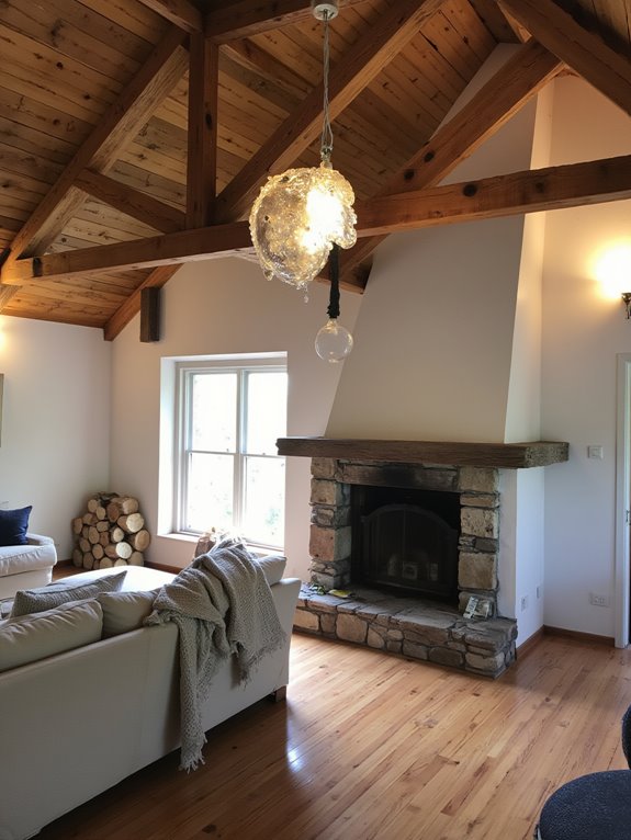 glass fixtures enhance spaciousness