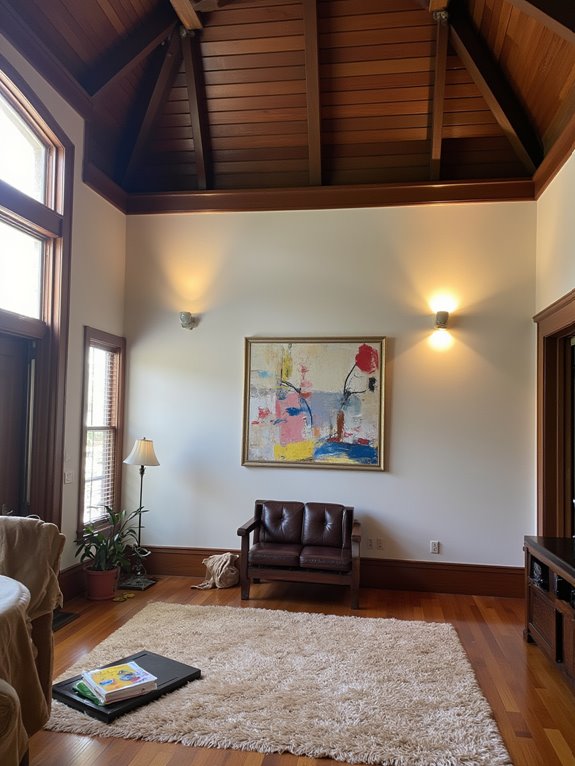 highlighting artwork with lighting