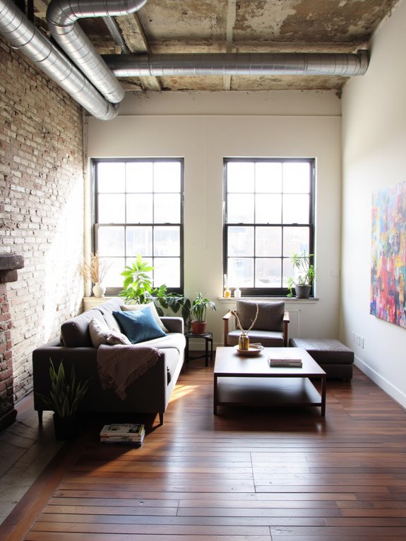 industrial aesthetic with character