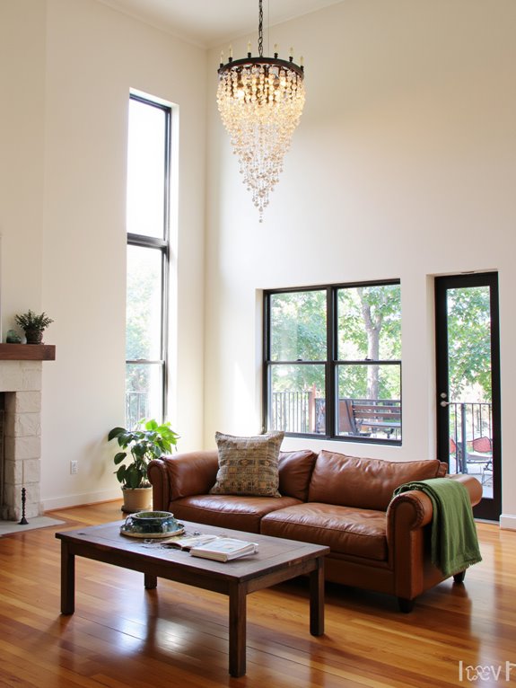 inviting atmosphere with illumination