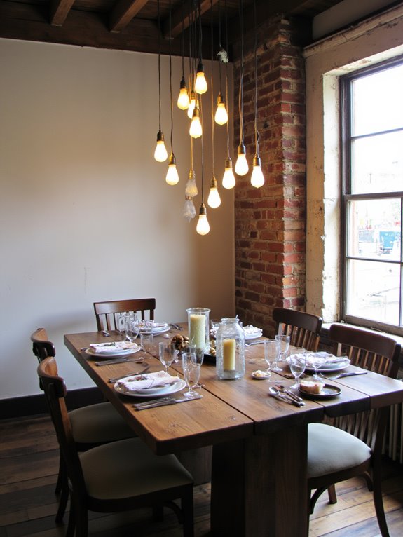 layered illumination for dining