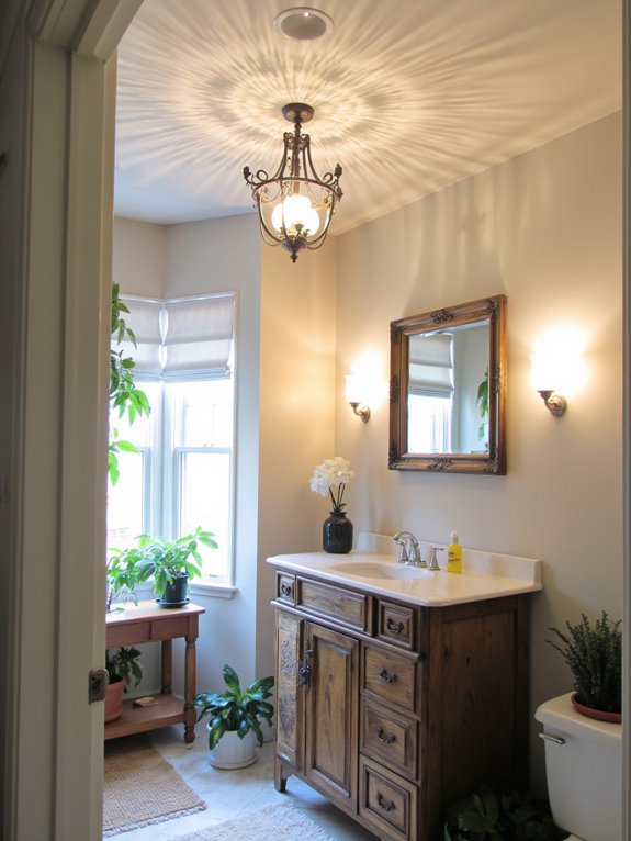 layered lighting for ambiance