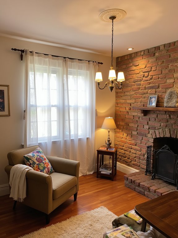 layered lighting for warmth