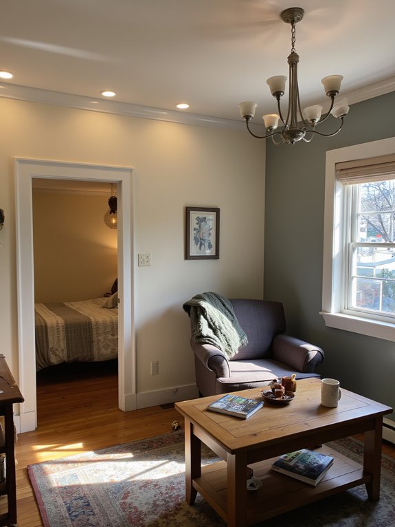 layered lighting for warmth