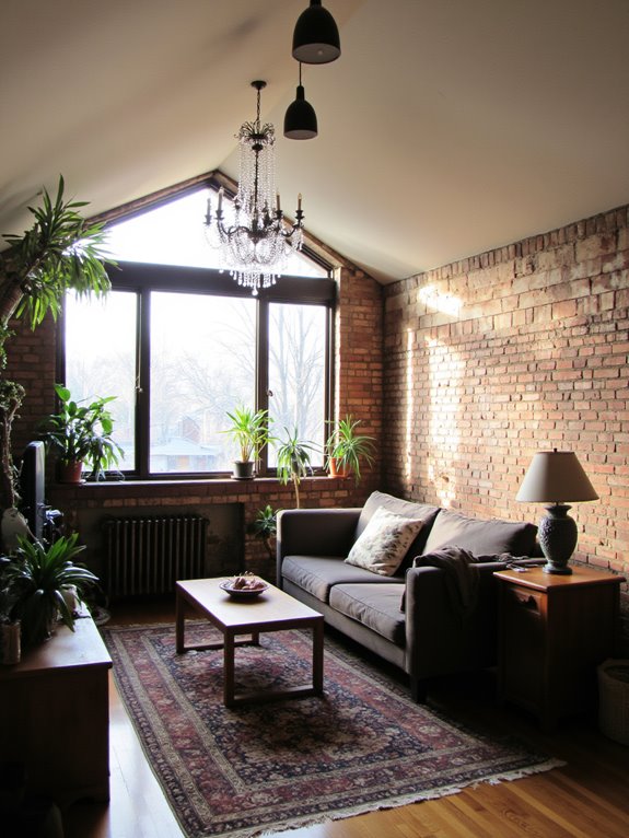 mix contemporary with antique